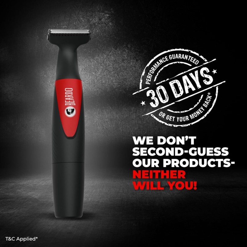 Beardo I Blade Trimmer for men | No Nicks and Cuts | Electric Shaver with powerful motor | Perfect for different beard styles for Gen Z | Multiple Length Settings