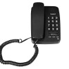 Beetel B15 Corded Landline Phone,Ringer Volume Control,LED Ring Indication,Wall/Desk Mountable (Black) (B15)