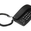 Beetel B15 Corded Landline Phone,Ringer Volume Control,LED Ring Indication,Wall/Desk Mountable (Black) (B15)