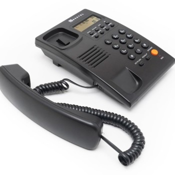 Beetel G30, TEC Certified, Caller ID Corded Landline Phonelcd Display,Ringer (G30-Black)
