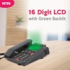 Beetel M71N Caller ID Corded Landline Phone For Home Or Office,16 Digit Display,2-Way Speaker Phone