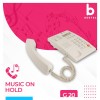 Beetel Newly Launched G20,TEC Certified,Caller ID Corded Landline Phonewith LCD Display,Ringer (Warm Grey)