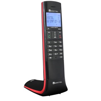 Beetel X95 Flagship Designer Expandable Cordless Landline Phone (X95)(Black/Red)