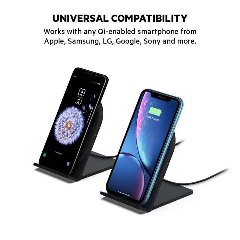 Belkin Boost Up Qi (5W) Wireless Charger Pad Compatible with iPhone 12, 12 Pro, 12 Pro Max Black