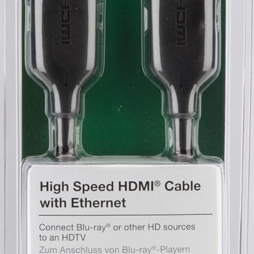 Belkin F3Y021bt1m High Speed HDMI Cable with Ethernet - 1 Meter, Black & Gold