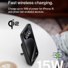 Belkin Qi2 Wireless Power Bank 15W 5000 mAh | MagSafe Charger w/Built-in Pop-up Kickstand Black