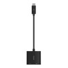 Belkin USB-C to HDMI Adapter + Charge (Supports 4K UHD Video, Pass-Through Power Black