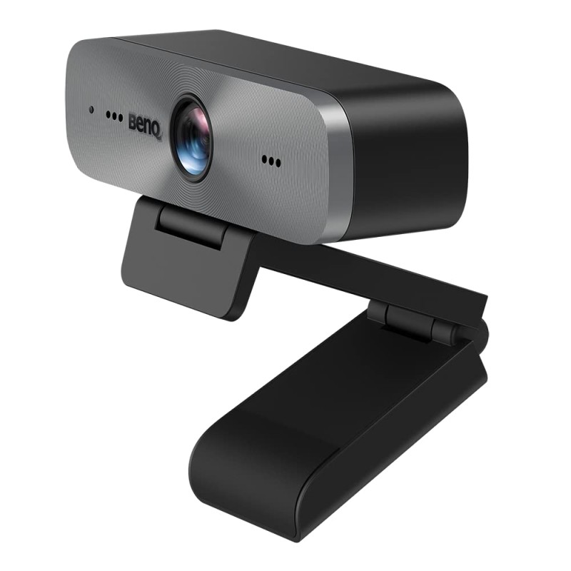 BenQ DVY31 Zoom™ Certified 1080p Full HD Compact Webcam, Privacy Cover, Omnidirectional Mics with Noise Suppression, Wide Field of View, Low Distortion, Digital Zoom, Black