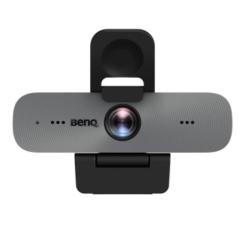 BenQ DVY31 Zoom™ Certified 1080p Full HD Compact Webcam, Privacy Cover, Omnidirectional Mics with Noise Suppression, Wide Field of View, Low Distortion, Digital Zoom, Black