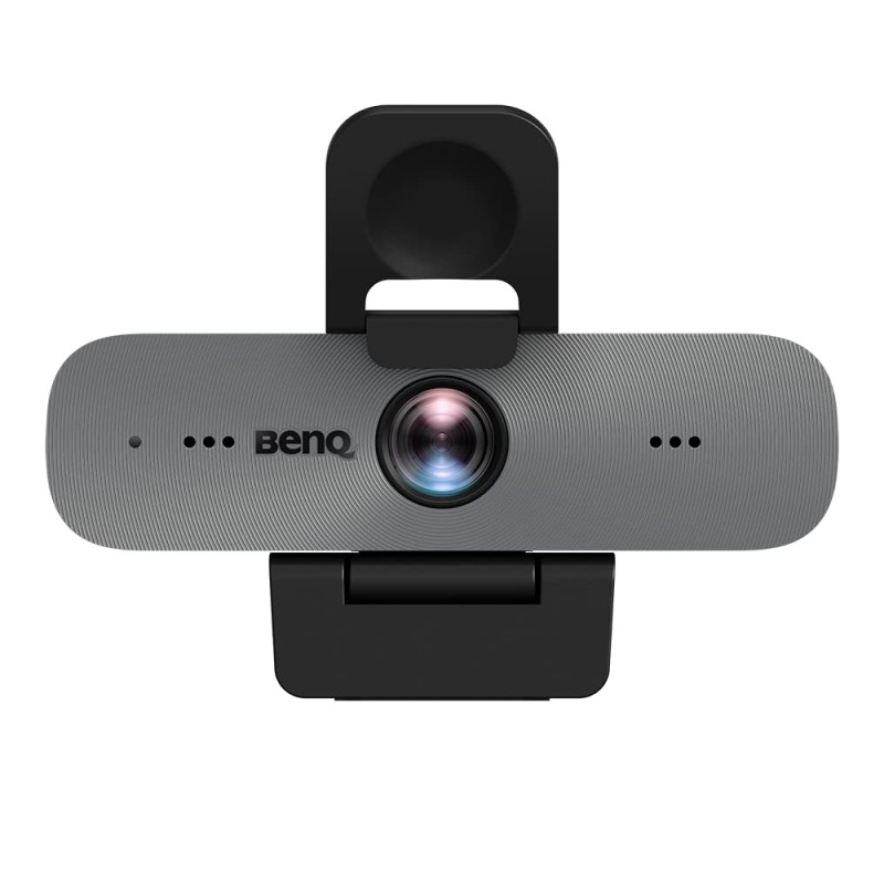 BenQ DVY31 Zoom™ Certified 1080p Full HD Compact Webcam, Privacy Cover, Omnidirectional Mics with Noise Suppression, Wide Field of View, Low Distortion, Digital Zoom, Black