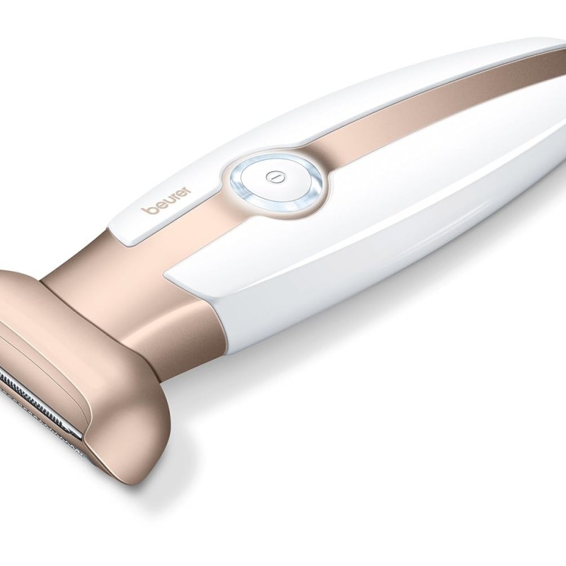 Beurer Hl 35 Female Shaver With Flexible Shaver Head Suitable For Wet And Dry Shaving With Integrated Trimmer|Hypoallergenic Shaving Foil Prevents Skin Irritation|Battery-Power|3 Years Warranty,White