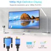 BlueRigger HDMI to DVI Cable (6FT, High-Speed, Bi-Directional Adapter Male to Male, DVI-D 24+1, 1080p, Aluminum Shell)