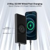 Boat Energyshroom PB310 Pro 10000Mah Powerbank|15W Wireless Charging & 22.5W Wired Charging (Carbon Black)