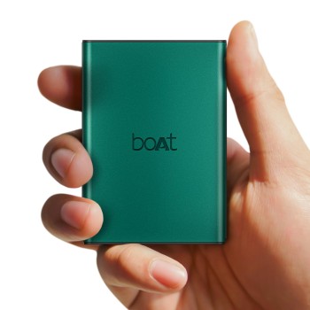 Boat Energyshroom PB400 Pro 20000 mAh 22.5W Pocket Size, Compact Power Bank, Fast Charging  (Emerald Green)n), USB Type C