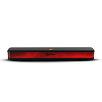 Boom Fire 30W Soundbar, with up to 10Hrs Non Stop Music, Fire RGB Lights, TWS Function for Double Power Bossy Black