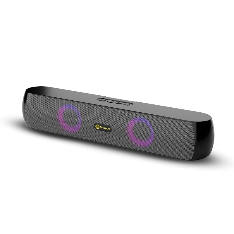 Boom X1 16W Party Speaker with Upto 8Hr Music, Clear Sound, Multi-Compatibility - Black Grey