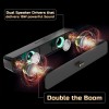 Boom X2 16W Party Speaker with Upto 8Hr Music, Clear Sound, Multi-Compatibility, RGB Lights - Premium Black
