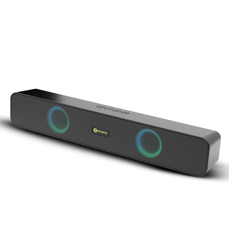 Boom X2 16W Party Speaker with Upto 8Hr Music, Clear Sound, Multi-Compatibility, RGB Lights - Premium Black