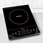 Borosil Smartkook-TC14 Electric Induction Cooktop, Glass Surface, Energy Saving, Flame-free Cooking, Black, 2000W