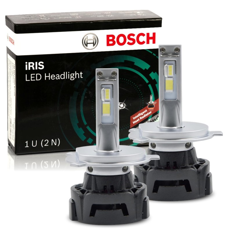 Bosch F002H52012FT9 Iris Led Retrofit Head Light | HB3 Headlight | Elegant eco-friendly headlamp | Ready-to-fit | Halogen lighting with superior next generation technology