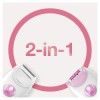 Braun Silk-épil 3-031 Epilator for Women, Long-Lasting Hair Removal, 20 Tweezer System,White & Pink