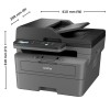 Brother DCP-L2640DW New Launch Auto Duplex Laser Printer, 34 PPM, Print Scan Copy, LCD Display, ADF, 256MB Memory, (WiFi WiFi Direct LAN USB) Black