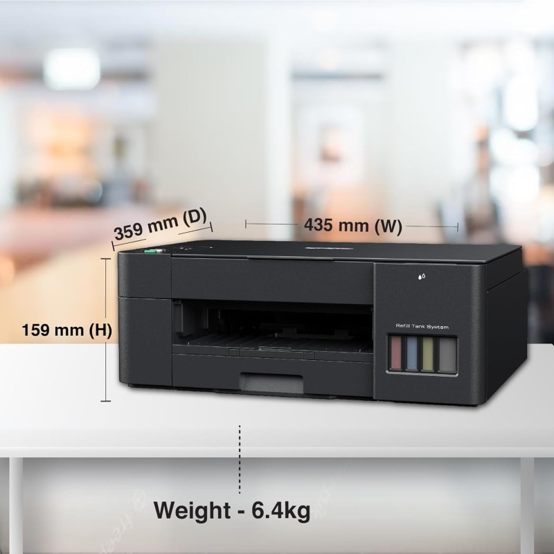 Brother DCP-T220 All-in One Ink Tank Refill System Printer (Pre ink-loaded)
