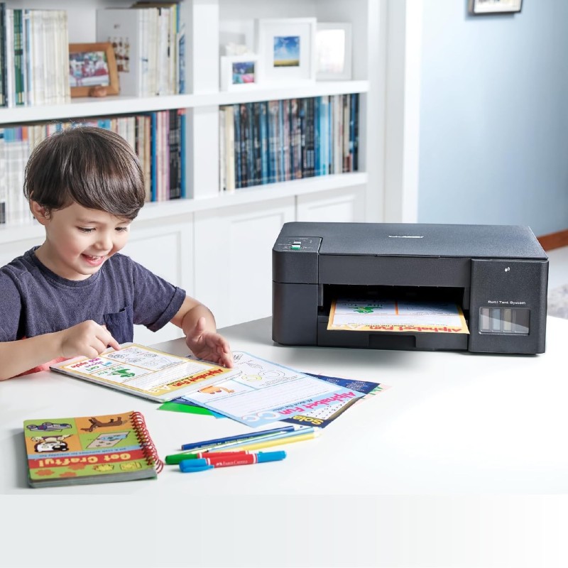 Brother DCP-T220 All-in One Ink Tank Refill System Printer (Pre ink-loaded)