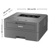 Brother HL-L2440DW (New Launch) Auto Duplex Laser Printer, 30 PPM Print Speed, LCD Display, 64 MB Memory