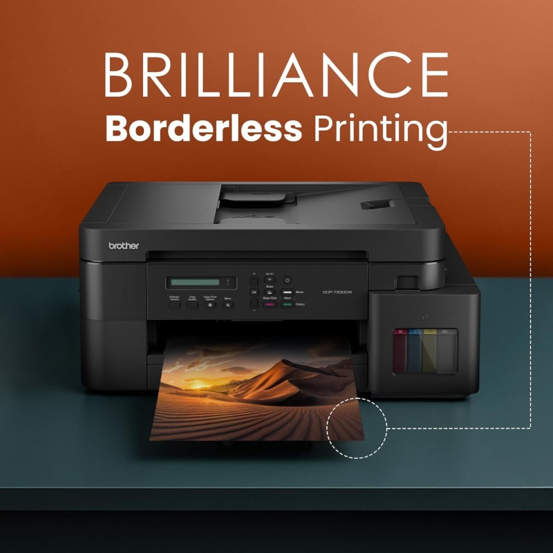 Brother Ink Tank DCP-T830DW (New Launch) WIFI Auto Duplex Color Printer