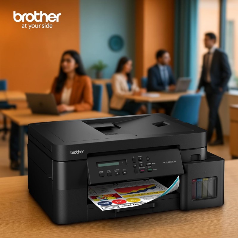 Brother Ink Tank DCP-T830DW (New Launch) WIFI Auto Duplex Color Printer