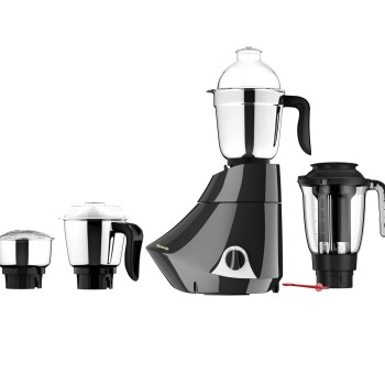 Butterfly Smart 750 Watts Mixer Grinder with 4 Jars | 3 Stainless Steel Jars & 1 Juicer | ABS Body | Heavy Duty Motor Grey