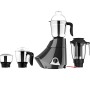 Butterfly Smart 750 Watts Mixer Grinder with 4 Jars | 3 Stainless Steel Jars & 1 Juicer | ABS Body | Heavy Duty Motor Grey