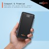 CALL MATE DX06S Power Bank 20000mAh Li-Polymer with 15W Fast Charging with 1 USB Port and Semi Digital Battery Indicator, in-Built 3 in 1 Cable. (Black)