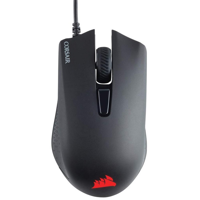 CORSAIR Harpoon PRO RGB Wired Lightweight FPS/MOBA Gaming Mouse – 12,000 DPI – 6 Programmable Buttons – iCUE Compatible – PC, Mac, PS5, PS4, Xbox – Black