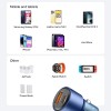 COSTAR 95W Car Charger Fast Charging with Dual Ports, 2 in 1 USB & Type C Fast Charge QC 65W+ PD 30W, Compatible with Mobile (Blue)