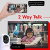 CP PLUS 2 MP Wi-Fi PT Camera. 15 Mtr. Full HD Video Camera with 360 Degree with Google and Alexa Assistance, White (CP-E24A)