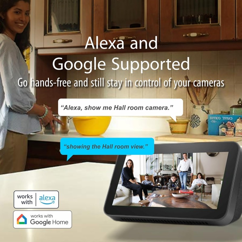 CP PLUS 3 MP Full HD Wi-Fi PT Security Video Camera | 360°View with Motion Detection White - CP-E34A