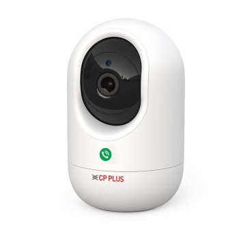 CP PLUS 3 MP Full HD Wi-Fi PT Security Video Camera | 360°View with Motion Detection White - CP-E34A