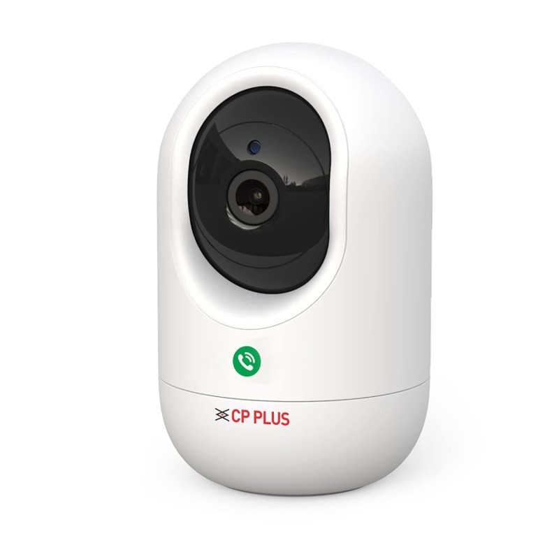 CP PLUS 3 MP Full HD Wi-Fi PT Security Video Camera | 360°View with Motion Detection White - CP-E34A