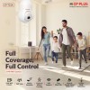 CP PLUS 3 MP Resolution Smart Wi-fi Bulb Security Camera | 360° View | 2 Way Talk CP-T31A