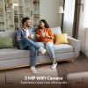CP PLUS 3 MP Resolution Smart Wi-fi Bulb Security Camera | 360° View | 2 Way Talk CP-T31A