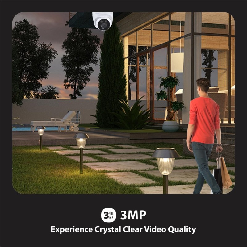 CP PLUS 3MP 4G Full HD Smart CCTV Camera for Home Outdoor | CTC Cyber Secure Tech | Night Vision | Human Detection | EZ-M32T