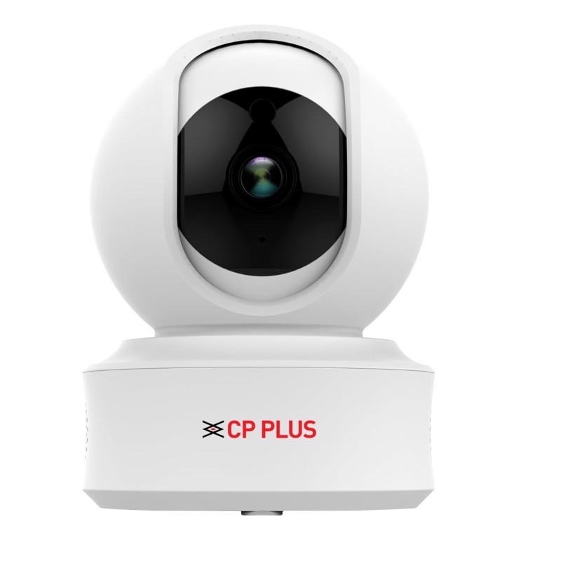 CP PLUS 3MP Full HD Smart Wi-fi CCTV Home Security Camera | 360° View | 2 Way Talk | Cloud Monitor White- CP-E31A