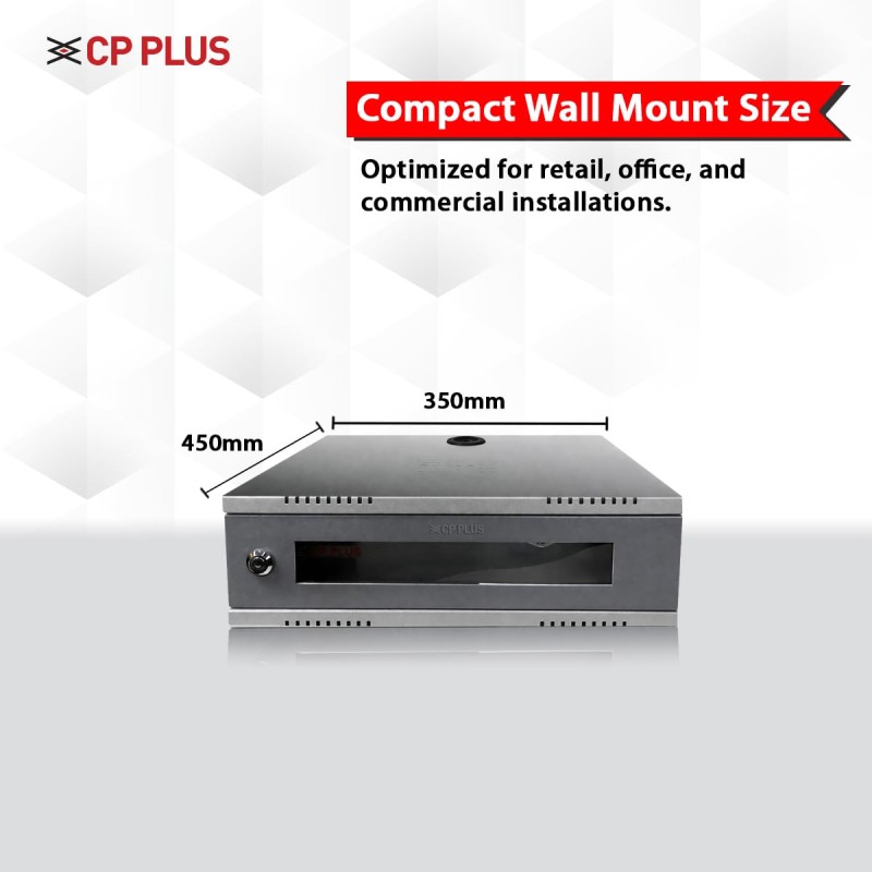 CP PLUS 3U CCTV/DVR/NVR Rack/Cabinet Box/Network Rack/Server Rack/CCTV Camera Box – CP-HA-RK4535VW-3U-TP