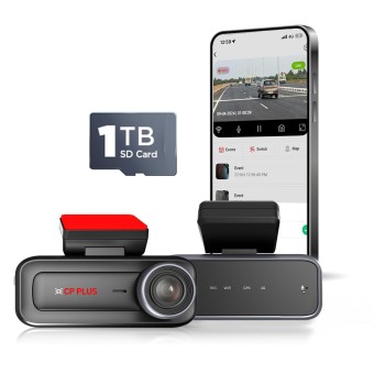 CP PLUS 4G Live Dashcam for Car with 2MP Full HD Front Camera | Live View GPS Tracking | Geo-Fence | HDR Night Vision CP-H27