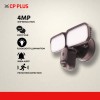 CP PLUS 4MP Outdoor Wi-fi Floodlight Camera | 110° Angle of View | Built-in Mic | Night Vision | SD Storage CP-F41A