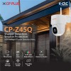 CP PLUS 4MP Quad HD Wi-Fi CCTV Camera for Outdoor | 360° Pan & Tilt | Full-Color Night Vision | CTC Cyber Secure Tech CP-Z45Q