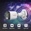 CP PLUS 5MP CCTV Camera | Outdoor Surveillance Camera | Smart IR & Warm Light | Built-in Mic | Dual Light Bullet Camera CP-URC-TC51PL3C-L-V2