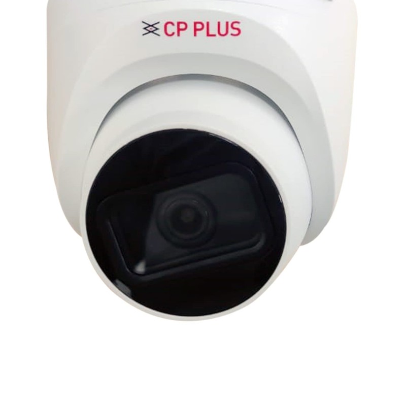 CP PLUS 5MP IR Dome Camera | 3.6mm Fixed Lens up to 20 M IR Distance  White - CP-USC-DC51PL2-V3